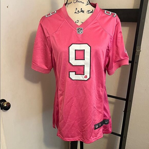 NFL Tops - NFL Brees New Orleans Saints Number #9 Jersey Sunday Monday Football Games